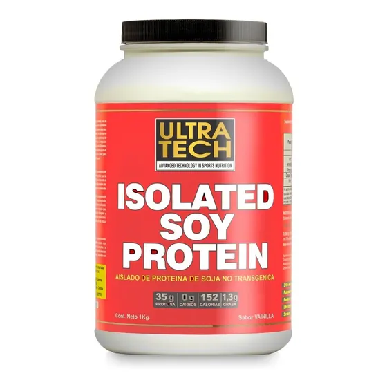 Proteina Aislada De Soja Ultra Tech Classic 1 Kg Polvo Pote