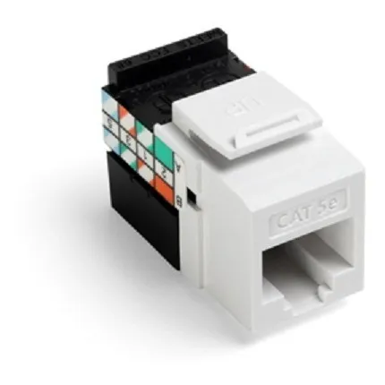 Jack Coupler Data Rj45 Cat5 E Leviton Blanco