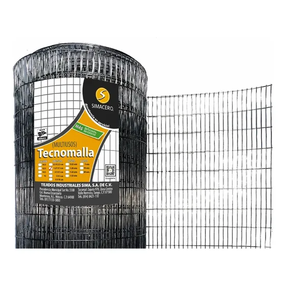 Multimalla De Acero Galvanizado,ab1.27x 5 X Alt.1.00m., L 10