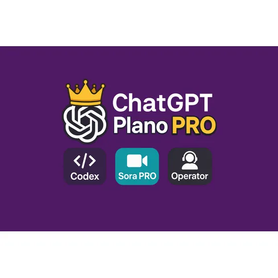Chatgpt Plano Pro Mensal + Sora + Codex + Operator