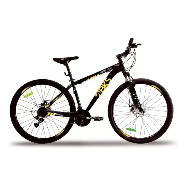Bicicleta Montañera Rin 29 Bks Cambio Shimano Amarillo