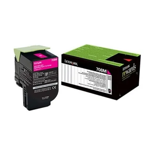 Toner Lexmark 70c80m0 Magenta