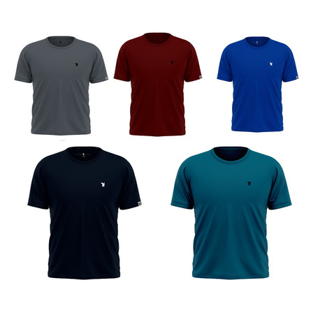 Kit 3 Camisetas Plus Size G1 G2 G3 G4 Básica Algodão Kit 3 Camisetas Plus Size G1 G2 G3 G4 Básica Algodão