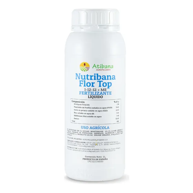 Fertilizante Foliar Flor Top X 1 Litro