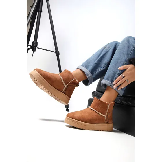Pantubotas Mujer Botas Peluche Interior Forrado Cómodas