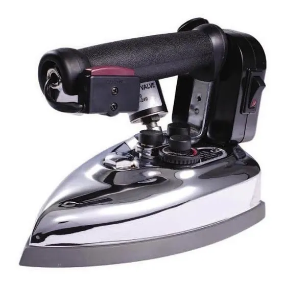 Plancha a vapor Silver Star ES-85AF color plateado 120V