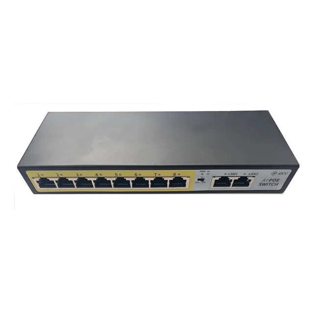 Switch Poe Largo Alcance Hasta 600 Metros 8 Puertos Pse108ex