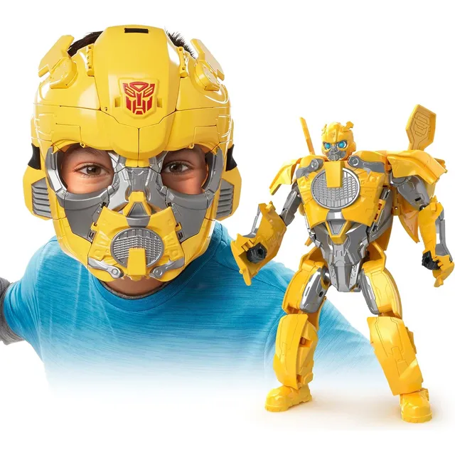 Mascara De Juguete Transformers, Bumblebee, 2 En 1, Amari...