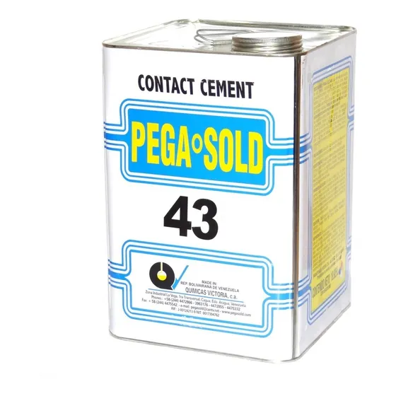 Cemento De Contacto Pega Sold 43 Pega Amarilla Cuñete