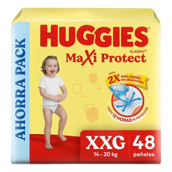 Pañales Huggies Classic XXG x 48