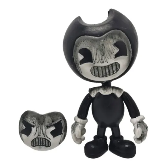 Figura Bendy And The Ink Machine Dirty Black Luz Brilla En