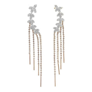 Aretes Largos Climber Clip De Oreja De Flecos 1par Aretes Largos Climber Clip De Oreja De Flecos 1par