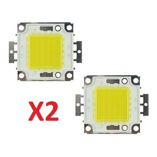 Led Power 50w Chip (blanco Frio) Para Reflectores Par