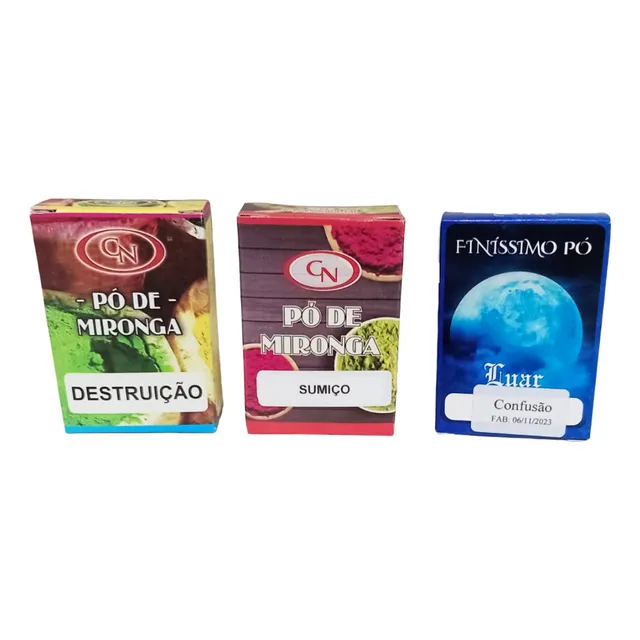 Pó De Mironga P/ Rituais - Kit Destruição Confusão Sumiço