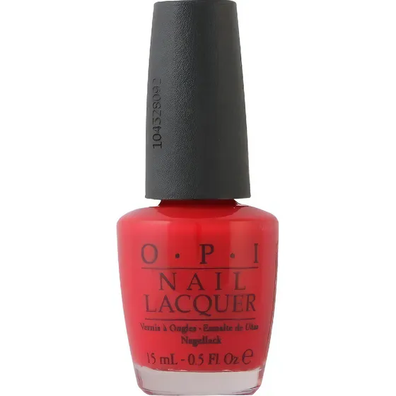 Esmalte de uñas color OPI Nail Lacquer Nail Lacquer de 15mL de 1 unidades color Big apple red