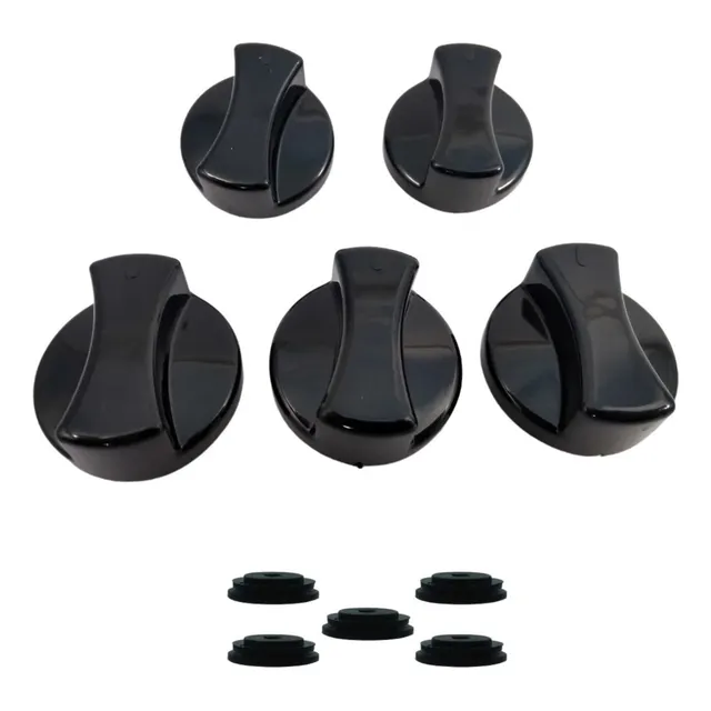 Kit 5 Botão + 5 Vedante Manipulador Cooktop Fischer