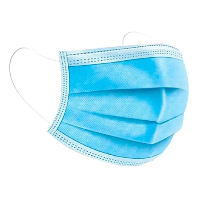 Cubrebocas Tricapa Termosellado 2000 Pz Color Azul Claro