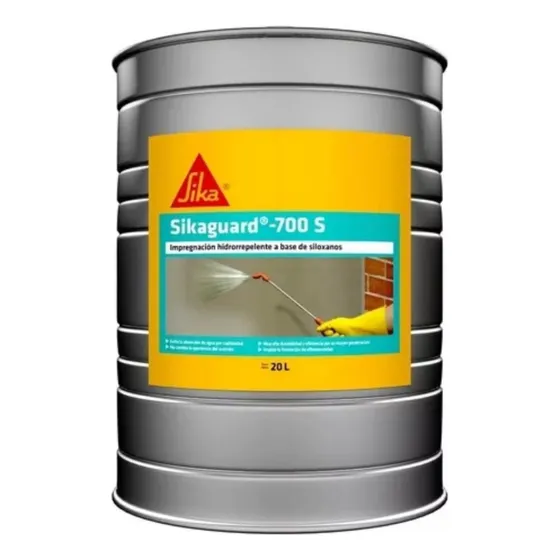Sikaguard Sika 700 S 20lt Impermeabilizante Hidrorrepelente Color