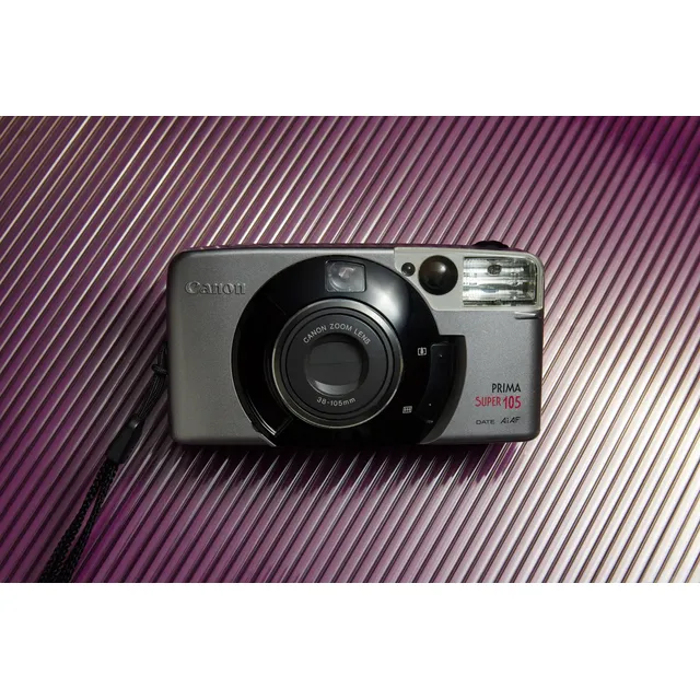 Cámara Analógica Canon Prima Super 105 Gris
