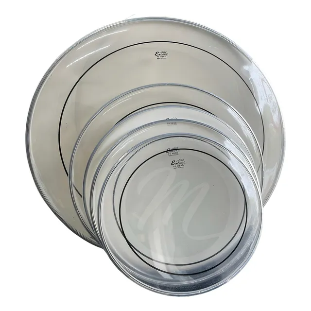 Set De 5 Parches Remo Encore 12 13 16 22 14 EN-PS10-PP Color Blanco