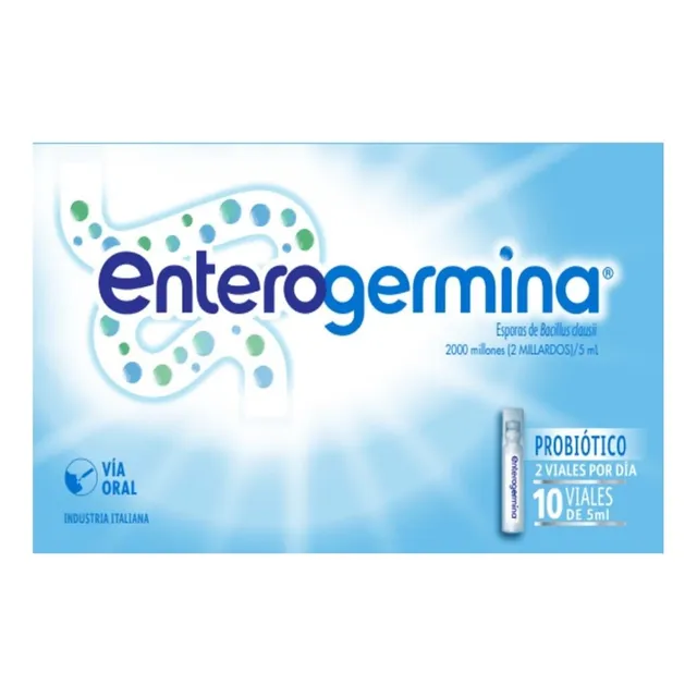 Enterogermina Bebible 5 Ml. X 10 Minibotellas