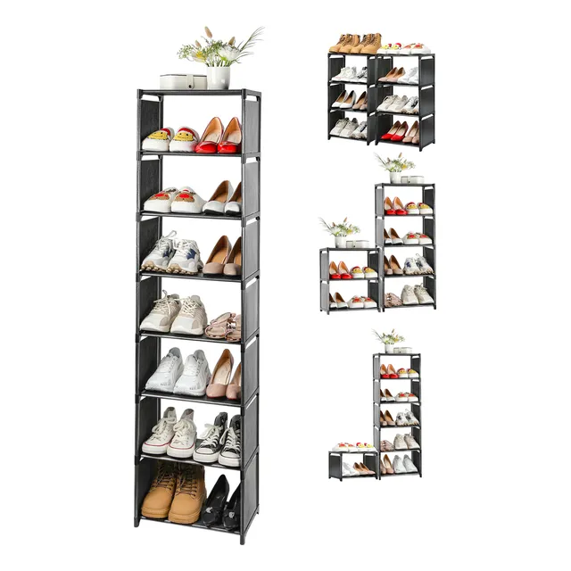 Zapatera Organizador Mueble 8 Niveles Apilables Multiusos