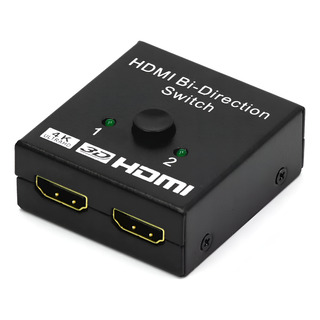 Switch Hdmi 2 Entradas 1 Saída 2x1 - Troca Automática De Fon Switch Hdmi 2 Entradas 1 Saída 2x1 - Troca Automática De Fon