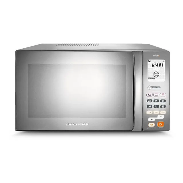 Micro-ondas 38 Litros BMJ38AR Inox Espelhado com Grill Brastemp 127V
