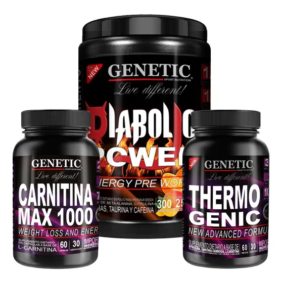 Preentreno Diabolic Quemagrasa Thermogenic Carnitina Genetic