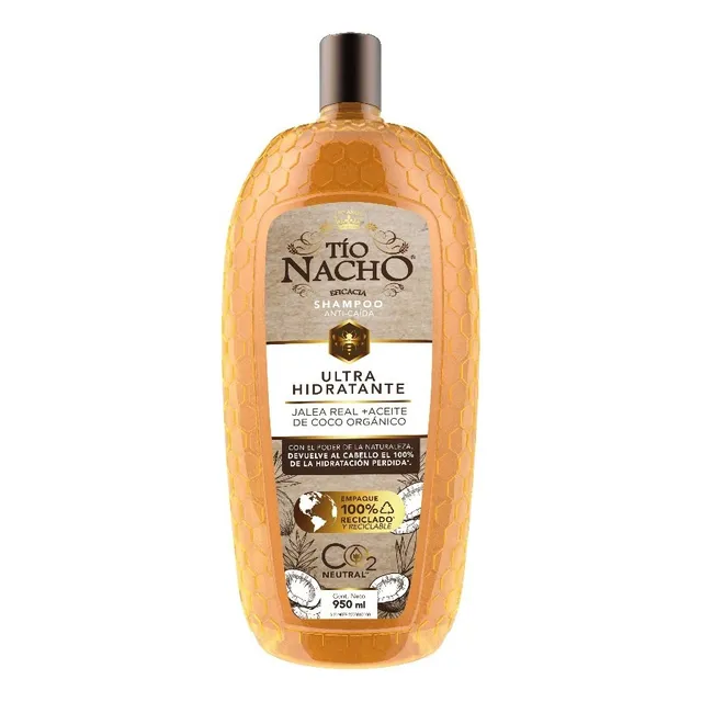 Shampoo Tío Nacho eficacia Ultrahidratante Aceite De Coco 950 Ml