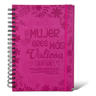Libreta Con Versículos Y Diseños/fucsia Libreta Con Versículos Y Diseños/fucsia