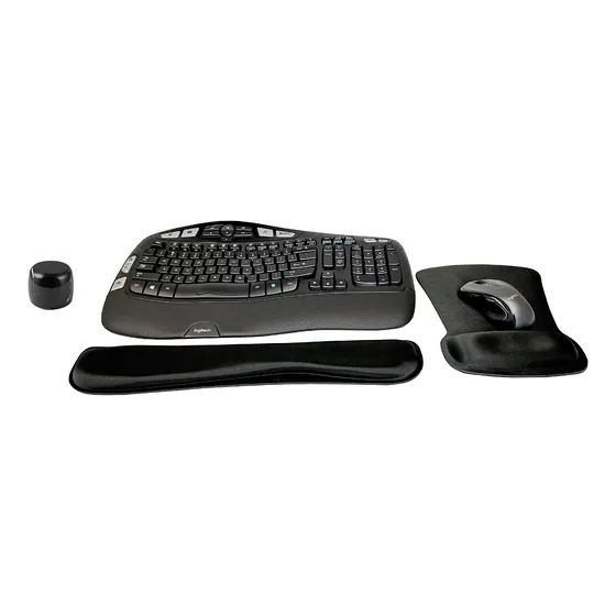 Combo Teclado Mouse Inalambrico Para Oficina Casa Estilo Gel