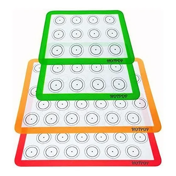 Set De 4 Planchas Para Cocinar Macaron 0.75mm