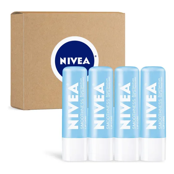 Nivea Suavidad Labial, Bálsamo Labial Spf 15, Aceite Mine...