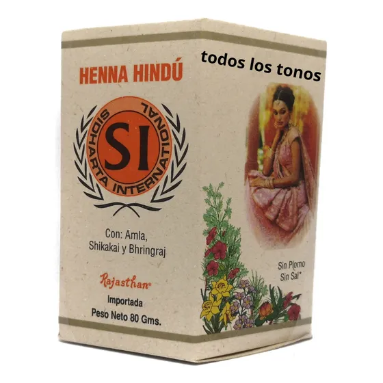 Henna Hindu Tinte Natural - g a $374