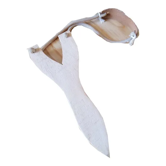 2 Resorteras De Madera Hule Artesanales Juguete Piñata Bolo