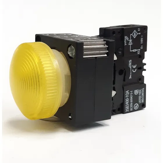 Siemens® Lámpara 110v Led Amarila 3sb3648-6ba30  (6 Piezas)