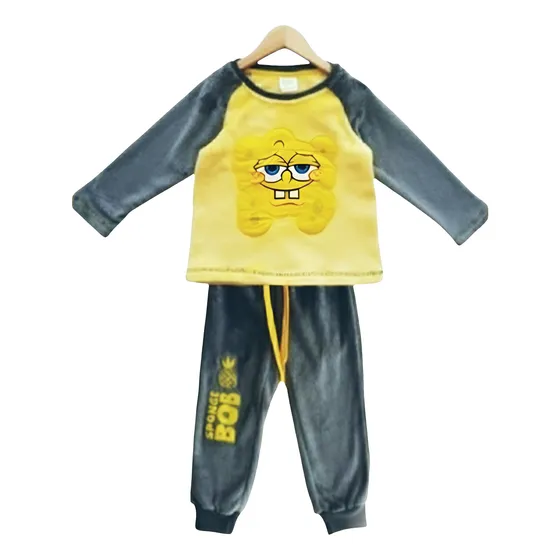  Pijama Polar Bob Esponja 2 Pcs.nickelodeon Original 
