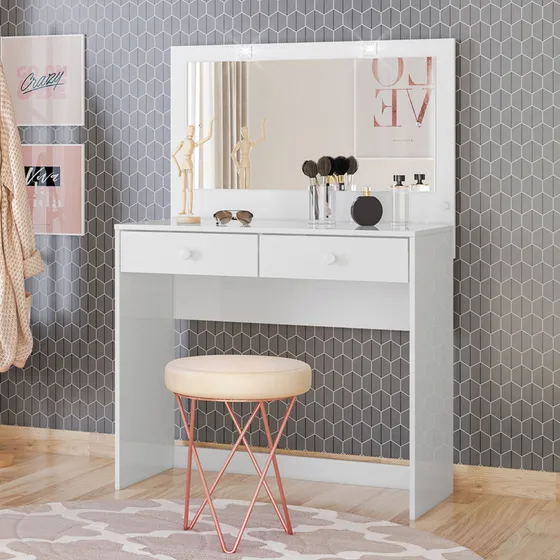 Cómoda C/espejo Tocador Camerino - Escritorio Compramas