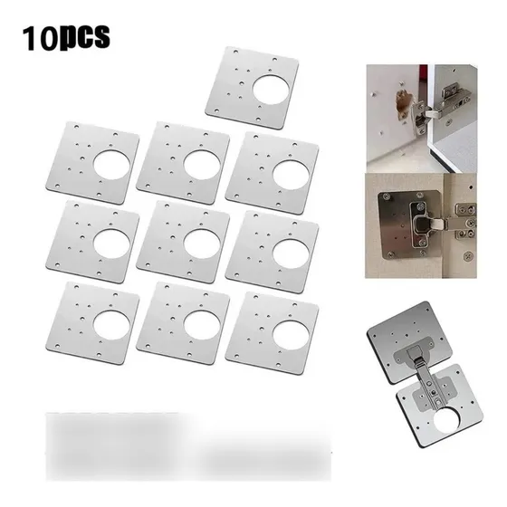 10x Kit Montaje Muebles Bisagra