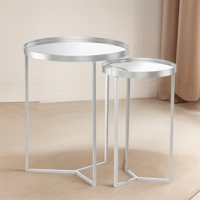 Mesa Lateral Conjunto Com 2 Mesas Mesa Lateral Conjunto Com 2 Mesas