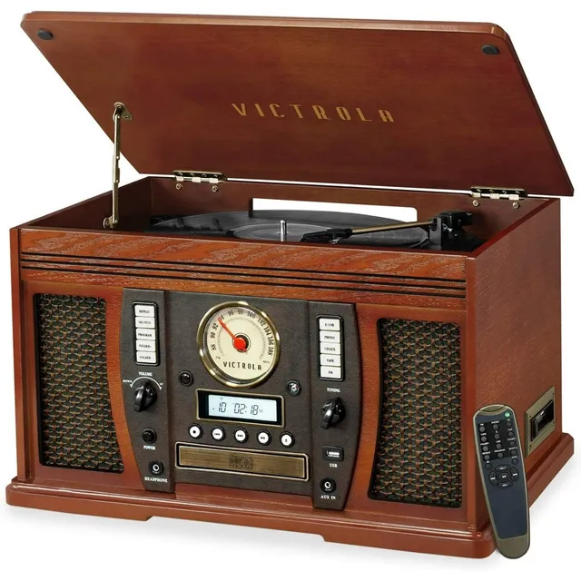 Victrola Vta-750b Minicomponente Parlante Bluetooth 7 En 1