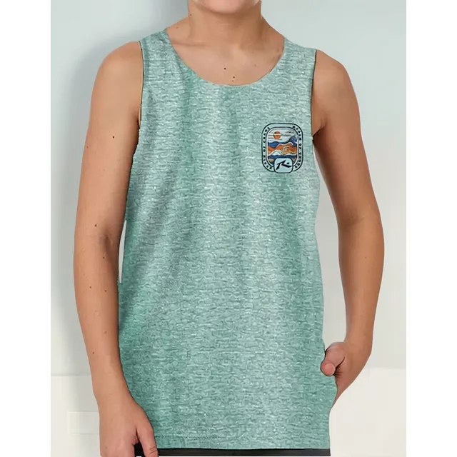 Musculosa Niño Rusty Realm Of Chaos Tank Jr Verde