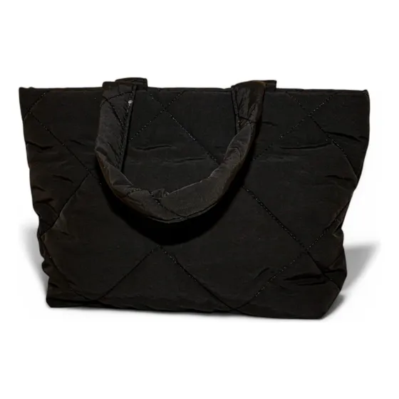 Cartera Puffer Lua Carteras Cuadrada Negro