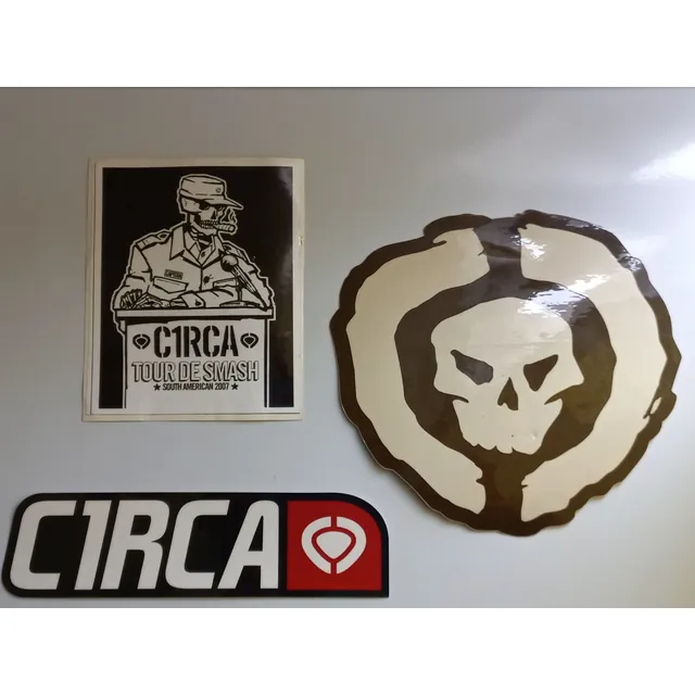 Calcomanías. Marca Circa/ C1rca. Sk8/ Skate/ Patineta