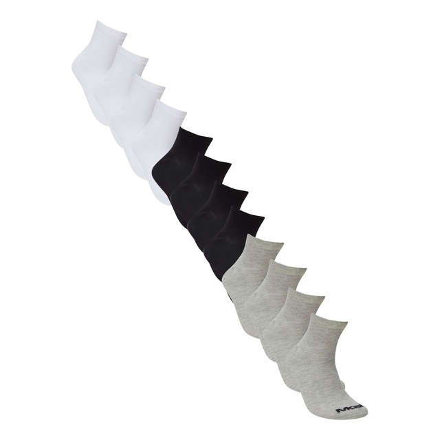 Kit 12 Meias Unissex Cano Curto Mash Kit 12 Meias Unissex Cano Curto Mash