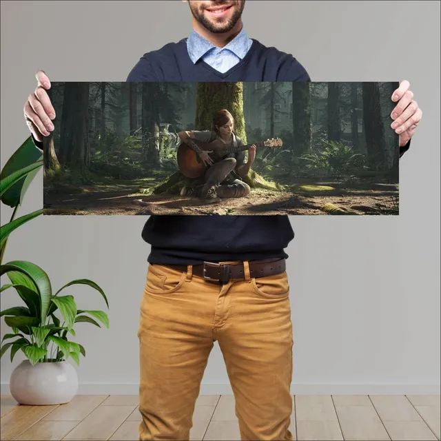 Cuadro Grande 30x80 Cm Gamer The Last Of Us Part Ii