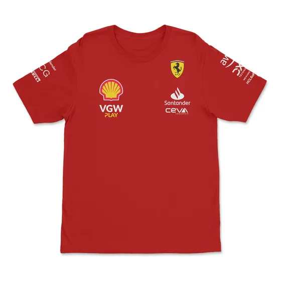 Polera Scuderia Ferrari Team F-1 2024 + Tazón