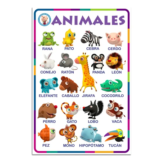 Láminas Escolares De Animalitos