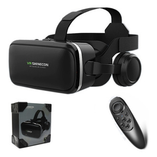 Óculos Vr Realidade Virtual 3d Shinecon 10.0 Com Controle Óculos Vr Realidade Virtual 3d Shinecon 10.0 Com Controle